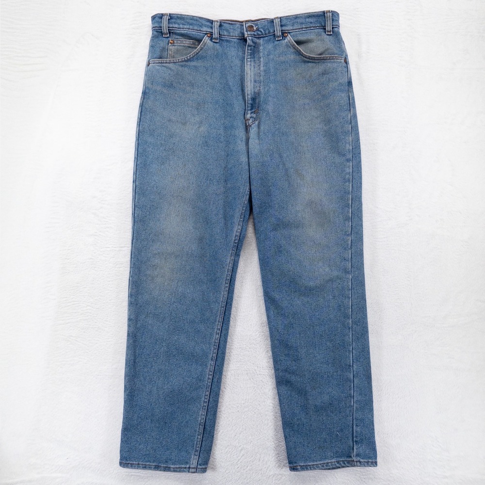 Levi's Mens 540 Jeans Mens 36x29 Blue Flex Relaxed Vintage 90s Made In USA